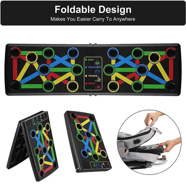 Portable Push Up Board | Body Building Exercise Tool For Men & Women