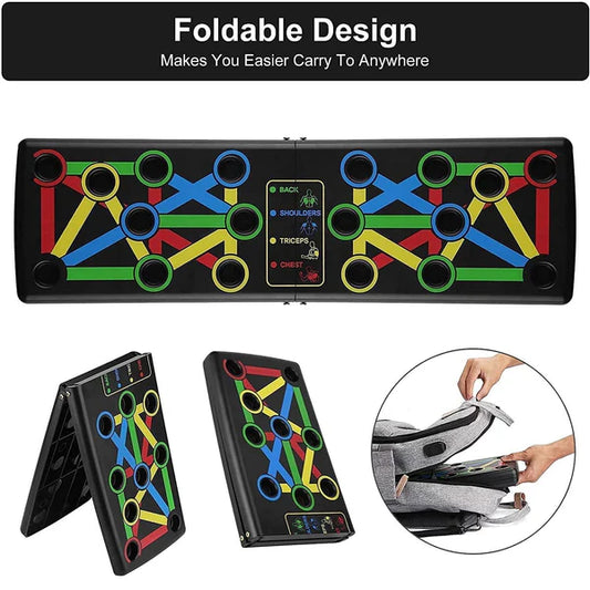 Portable Push Up Board | Body Building Exercise Tool For Men & Women