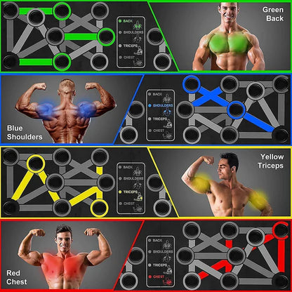Portable Push Up Board | Body Building Exercise Tool For Men & Women